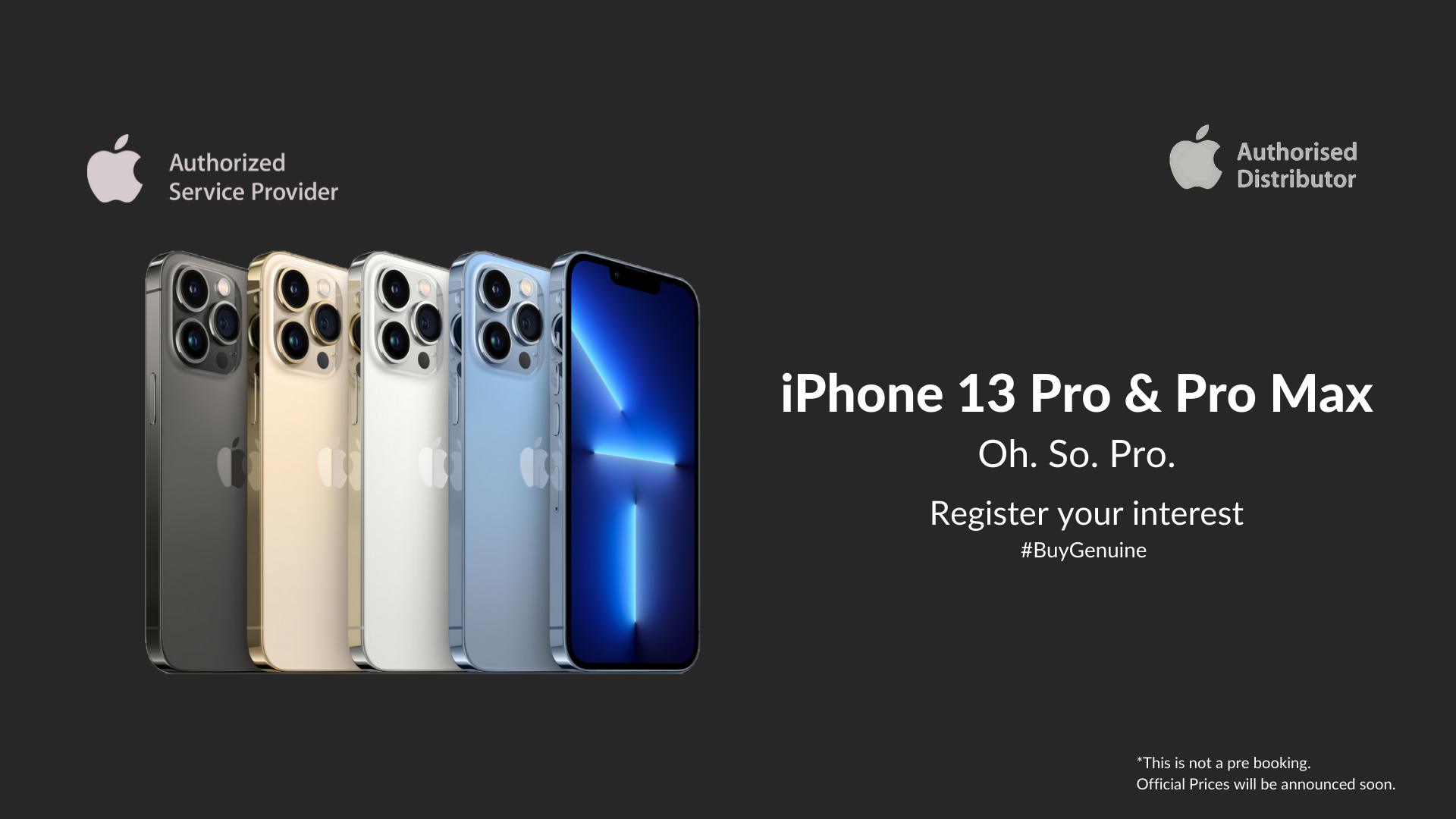 iPhone 13 Pro Register your interest